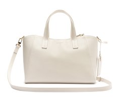 Bolsa Tote Grande Matelassê Zig Branca