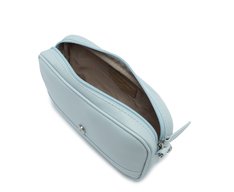 Bolsa Tiracolo Pequena Cápsula Metal Azul
