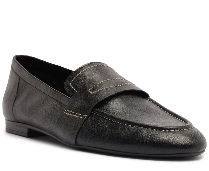 Mocassim Liso Monocolor Preto