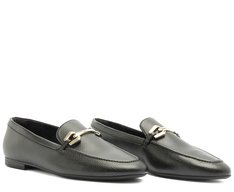 Mocassim Bridão Quadriculado Preto