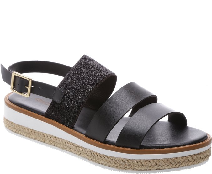 Flatform preta amarração Clearance