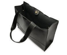 Bolsa Shopping Grande Com Necessaire Preta