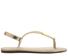 Sandália Slim Metal Comfy Dourada