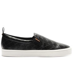 Tênis Slip On Sola Alta Texturas Preto