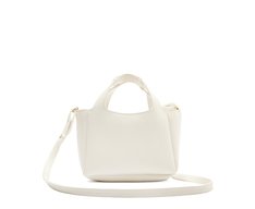 Bolsa Tote Pequena Descontruída Branca