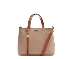 Bolsa Tote Média Bag Charm Bege