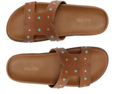 Papete Recortes Tira H Tachas Multicolor E Marrom