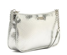 Bolsa Tiracolo Média Snake Prata