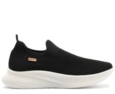 Tênis Slip On Sporty Knit Preto