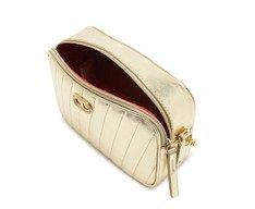 Bolsa Crossbody Dourada Média Stella