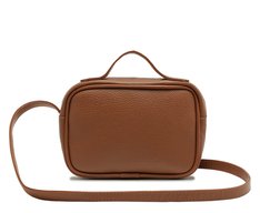 Bolsa Tiracolo Pequena Bolso Frontal Barbicacho Marrom