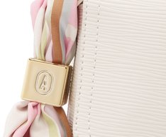 Bolsa Tiracolo Média Lenço Estampado Branca