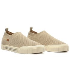 Tênis Slip On Knit Alê Bege Off