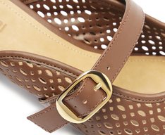 Sandália Mule Fivela Ana Marrom