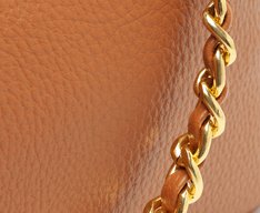 Bolsa Tiracolo Pequena Corrente Marrom