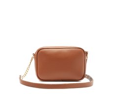 Bolsa Tiracolo Pequena Essencial Marrom