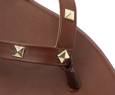 Sandália Rasteira Tachas Like Marrom