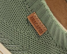 Tênis Knit Texturizado Alê Verde