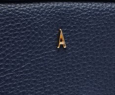 Bolsa Tiracolo Pequena Texturizada Azul
