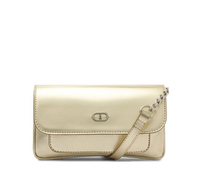 Bolsa Tiracolo Pequena Aurora Dourada