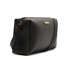 Bolsa Tiracolo Média Arredondada Preta