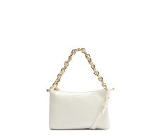 Bolsa Tiracolo Pequena Corrente Cordão Branca