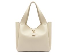 Bolsa Shopping Grande Detalhe Branca