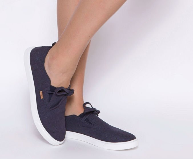 Tênis Azul Marinho Malu Slip On | Anacapri