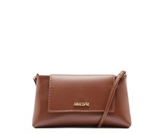 Bolsa Tiracolo Pequena Envelope Marrom