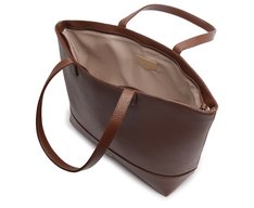 Bolsa Shopping Grande Sofisticada Marrom