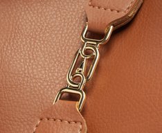 Bolsa Shopping Grande Detalhe Marrom