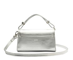 Bolsa Tiracolo Média Pedraria Prata