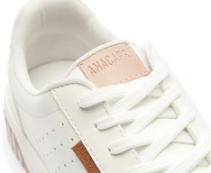 Tênis Urban Furinhos Branco e Rosa
