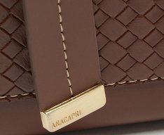 Bolsa Tote Média Tressê Marrom