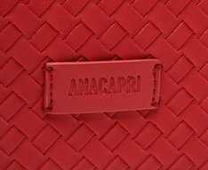 Bolsa Shopping Grande Minimalista Vermelha