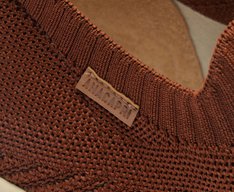Tênis Knit Texturizado Alê Marrom