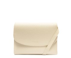 Bolsa Crossbody Média Branca Clássica
